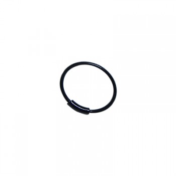 Aro para nariz de plata, diametro interior 9mm, grosor 0,6mm